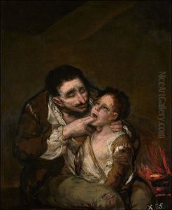 El garrotillo by Francisco Goya Fuendetodos