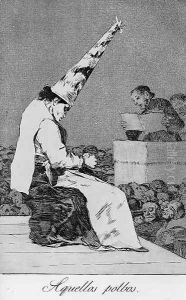 Caprichos - Plate 23: Those Specks of Dust by Francisco Goya Fuendetodos