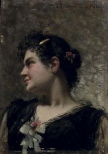Signora Elegante by Adolfo A. Ferraguti Visconti