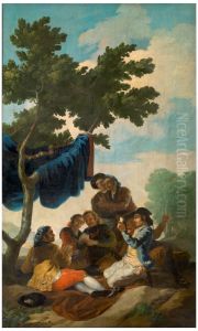 Card players by Francisco Goya Fuendetodos