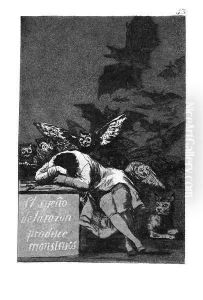 Caprichos(43) by Francisco Goya Fuendetodos