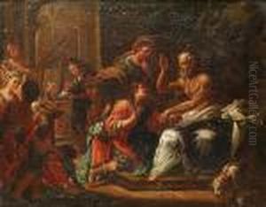 Jacob Blessing Ephraim by Nicola Viso