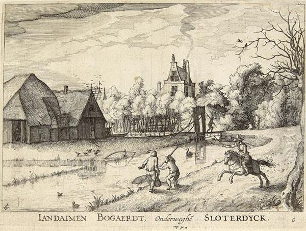 Landaimen Gogaerdt, Onderweghe
Sloterdyck (ansicht Des Gutes Von Jan Daimen Bei Sloterdyck) - view 1