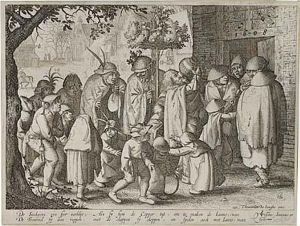 Procession With Feasting Lepers