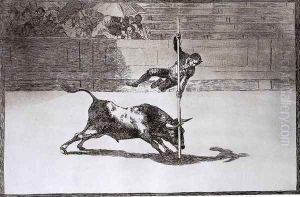 The Speed and Daring of Juanito Apiñani in the Ring of Madrid by Francisco Goya Fuendetodos