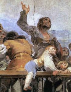 The Miracle of St Anthony (detail 3) by Francisco Goya Fuendetodos