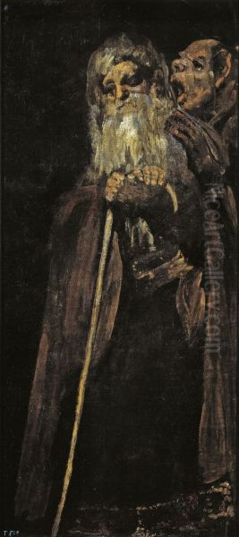 Two Old Men - view 1