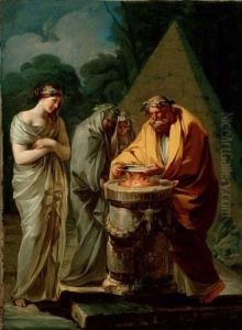 Sacrifice to Vesta by Francisco Goya Fuendetodos