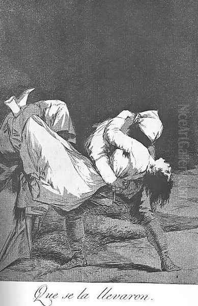 Caprichos - Plate 8: They Carried her Off - view 1
