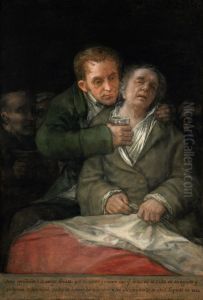 Self-Portrait with Doctor Arrieta by Francisco Goya Fuendetodos