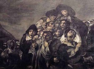 A Pilgrimage to San Isidro (detail) by Francisco Goya Fuendetodos