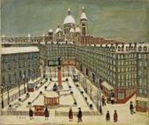 Le Sqare D' Anvers (paris) by Louis Vivin