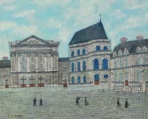 Chateau De Versailles by Louis Vivin