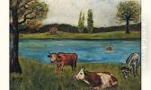 Les Vaches by Louis Vivin