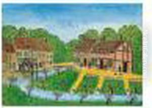 Le Moulin A Eau by Louis Vivin