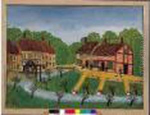 Moulin A Eau, Circa 1930 by Louis Vivin