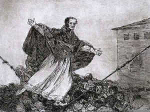 May the rope break by Francisco Goya Fuendetodos