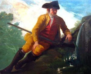 Hunter at the fountain by Francisco Goya Fuendetodos