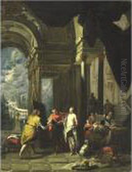 Apelles Preparing To Paint Campaspe - view 1