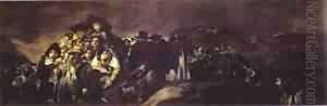 A Pilgramige To San Isido 1820-23 by Francisco Goya Fuendetodos