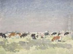Milking The Cows by Floris Verster