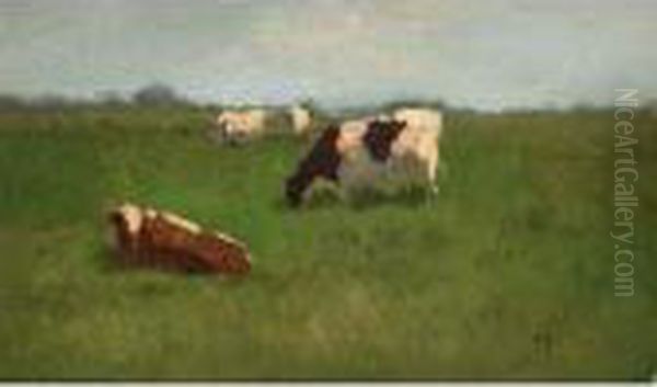 Cows At Pasture - view 1