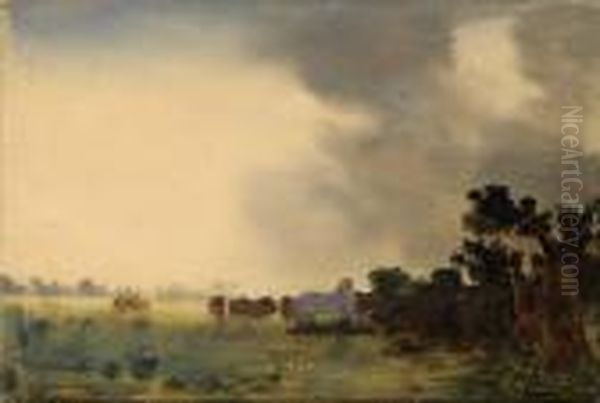 Horses In A Landscape - view 1