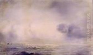 Kustenlandschaft. Unten Links Monogrammiert J.v Kustenlandschaft. Unten Links Monogrammiert J.v