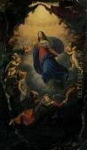 Die Himmelfahrt Mariae by Carl Christian Vogel von Vogelstein
