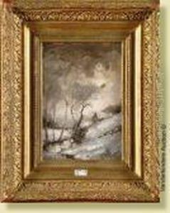 Paysage Enneige by Guillaume Vogels