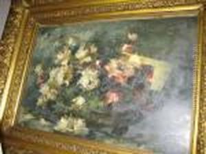 Vogels, Belgian Still Life Offlowers by Guillaume Vogels