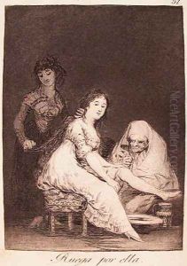 She Prays for Her by Francisco Goya Fuendetodos