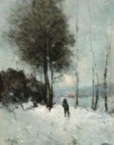 Chemin Dans La Neige Chemin Dans La Neige