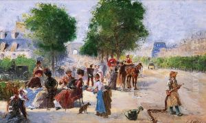 Paris, Le Rond-point Des Champs-elysees Paris, Le Rond-point Des Champs-elysees