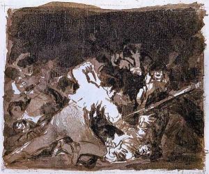 War scene by Francisco Goya Fuendetodos