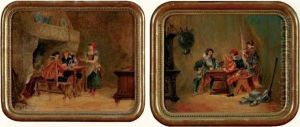 Brigands Dans Un Cabaret by Paul Vogler