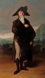 Portrait of Count Fernand Núnez VII by Francisco Goya Fuendetodos