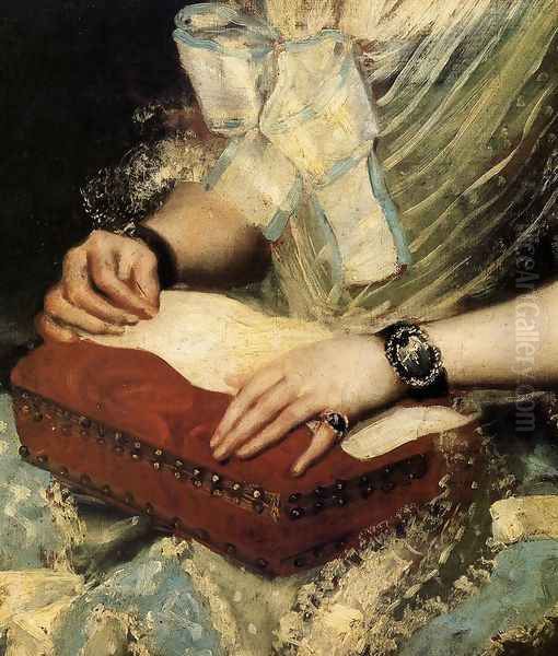 Portrait of the Wife of Juan Agustín Ceán Bermúdez (detail) - view 1