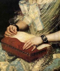 Portrait of the Wife of Juan Agustín Ceán Bermúdez (detail) by Francisco Goya Fuendetodos