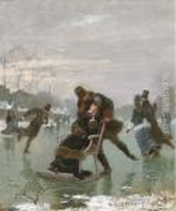 A Winter Romance by Leon Joseph Voirin