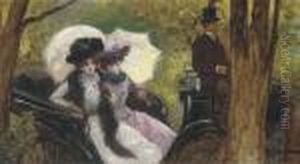 Promenade En Caleche Sur Les Grands Boulevards