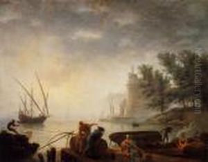 Fishermen by Pierre-Jacques Volaire