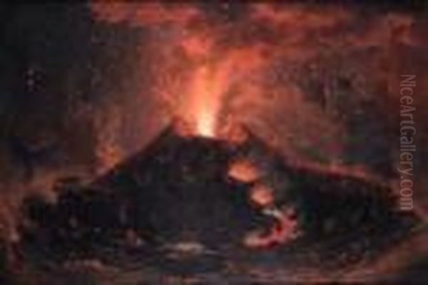 The Eruption Of Mount Vesuvius - view 1