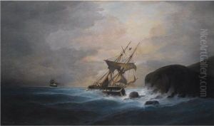 Along The Shore, Piraeus by Constantinos Volanakis