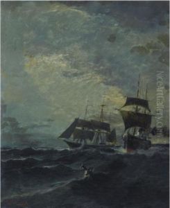 Boats At Sea Boats At Sea