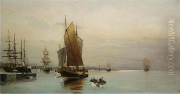 Ships Arriving At Port - view 1