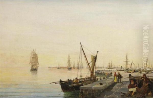 A Busy Harbour - view 1
