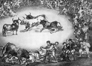 Spanish Entertainment 2 by Francisco Goya Fuendetodos