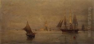 The Morning Catch by Constantinos Volanakis
