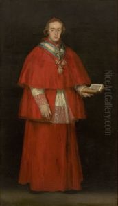 Cardinal Luis Maria de Borbon y Vallabriga by Francisco Goya Fuendetodos